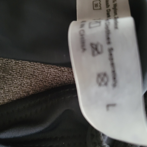 One Piece Black Bathing Suit. New never worn Size L - Picture 3 of 3